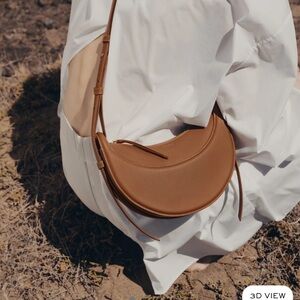 Polene numero dix Brown Crossbody shoulder Bag